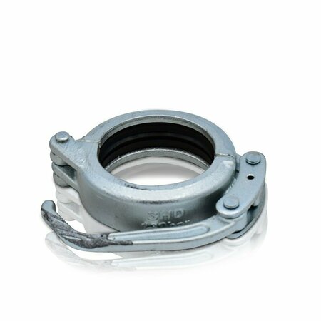 CONCRETE PUMP SUPPLY 3in. Heavy Duty Coupling, Forged, Non-Adjustable, w/Gasket C30SDA